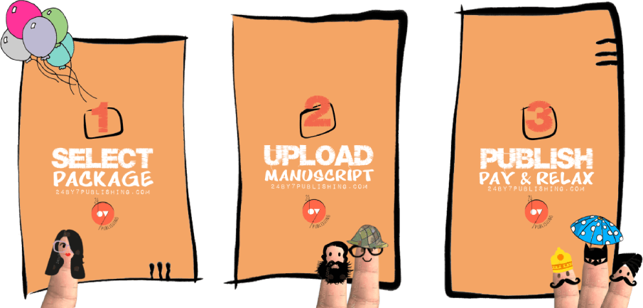 Self publishing in India with 24by7 Publishing - best book publishers in India for creative indie authors who self publish their book